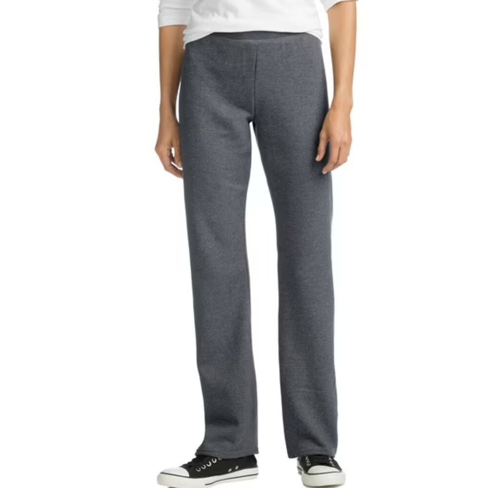 Hanes EcoSmart Women's Fleece Sweatpants - Gray Sz 2XL 925013